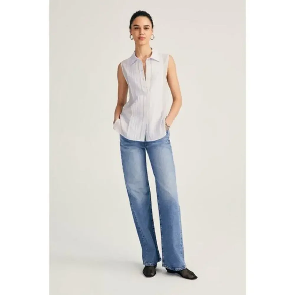 Derek Lam Ivory Sleeveless Blouse - Picture 1 of 5